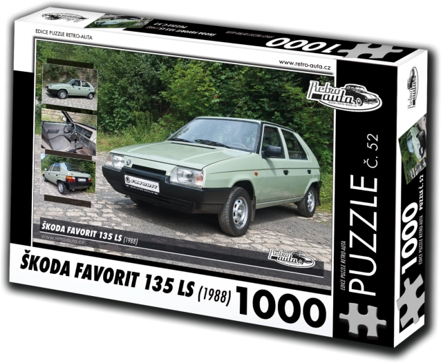 Puzzel RETRO-AUTO’s Škoda Favorit 135 LS 1000 stukjes