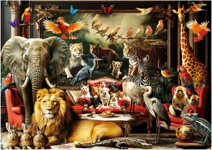 Puzzel Dierenresidentie 1500 stukjes