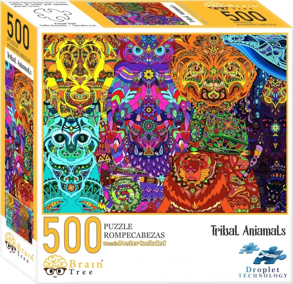 Puzzel Stamdieren 500 stukjes Brain Tree