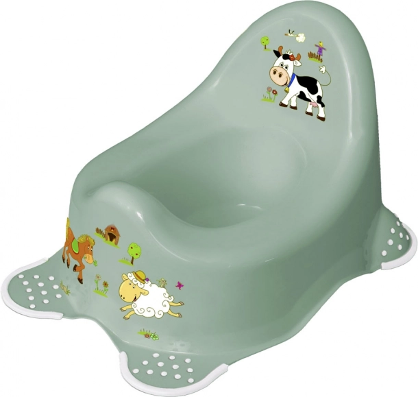 Kinderpotje "Funny Farm", groen