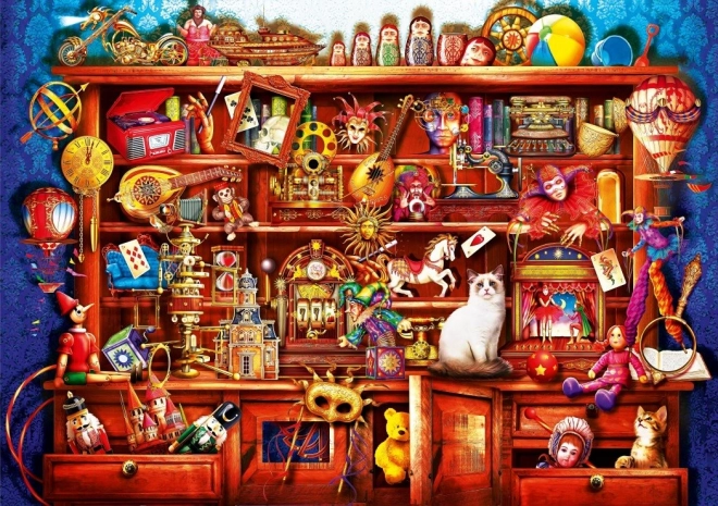 Puzzel Oude plank met speelgoed 1000 stukjes BLUEBIRD