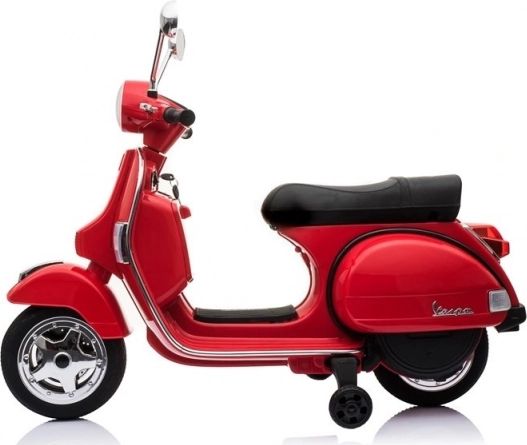 Kinder Accu Scooter Vespa Rood