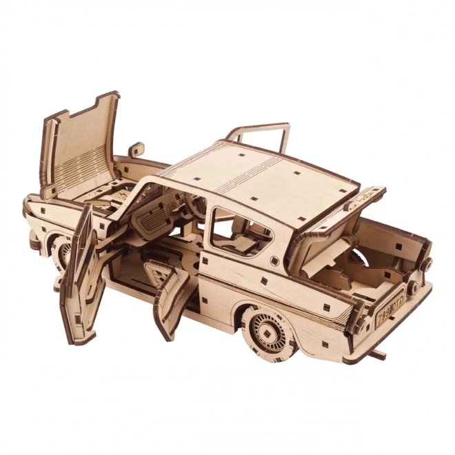 Ugears 3D houten mechanische puzzel Harry Potter Vliegende Ford Anglia