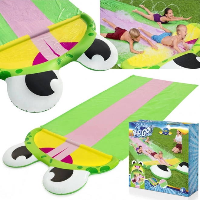 Bestway driedubbele waterslide H2O GO! 488 cm kikker
