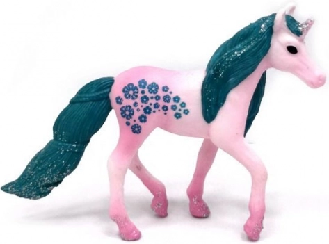 Roze eenhoorn met glitters