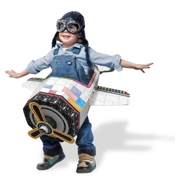 Papieren Speelgoed Vliegtuig