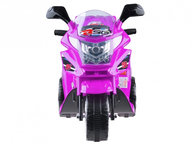 Kinder sportmotorfiets met kleurrijke LED verlichting – Roze