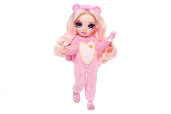 Pop Rainbow High Junior voor Pyjamafeest, Roze Bella