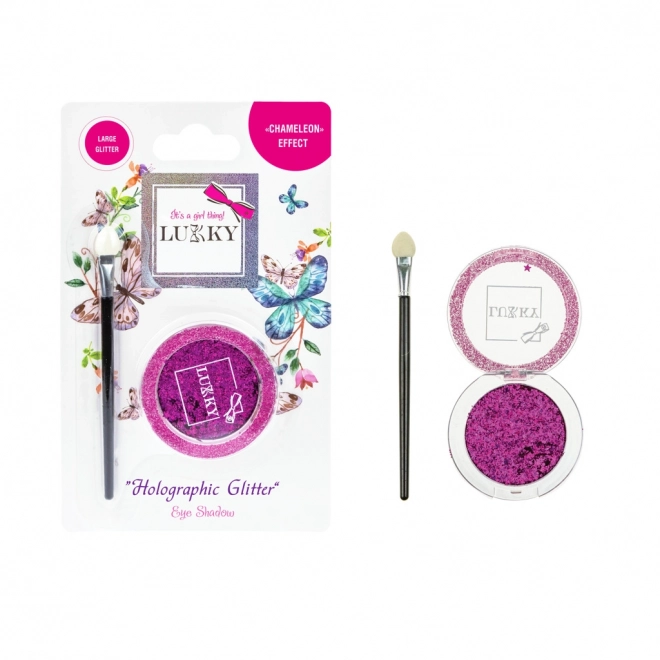 Gel oogschaduw met holografische glitter