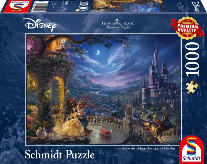 SCHMIDT Puzzel Schoonheid en het Beest: Dans in het maanlicht 1000 stukjes