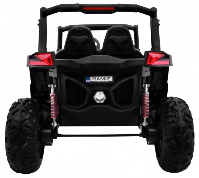 Kinderautootje UTV-MX zwart 4x4 met MP4, afstandsbediening en LED-verlichting
