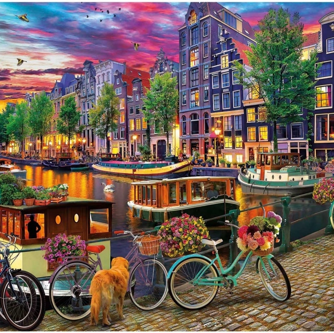 Educa Puzzel Fietsen in Amsterdam 6000 stukken