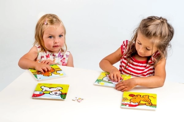 Mini puzzel Mijn eerste dieren - 9 stukjes