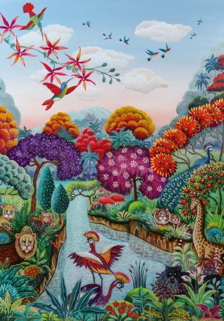 Heye puzzel Exotische tuin: Bloemenparadijs 500 stukjes