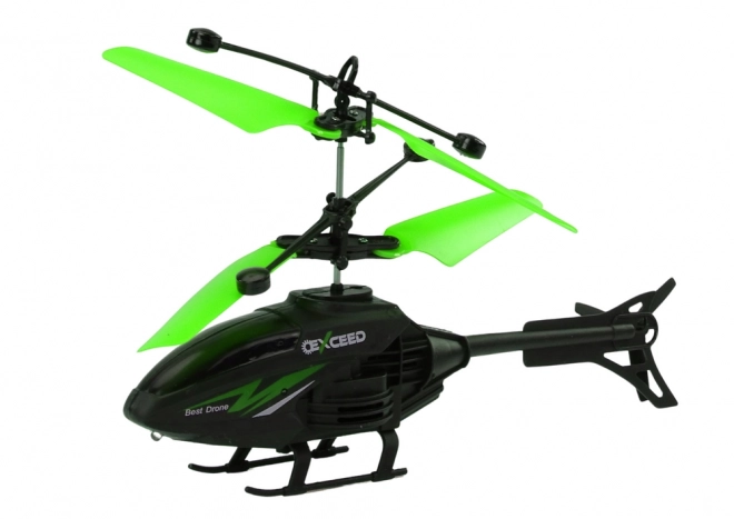 Afstandsbediende RC helikopter Gyroscoop – groen