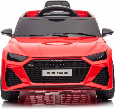 Kinder elektrische auto Audi RS6 rood