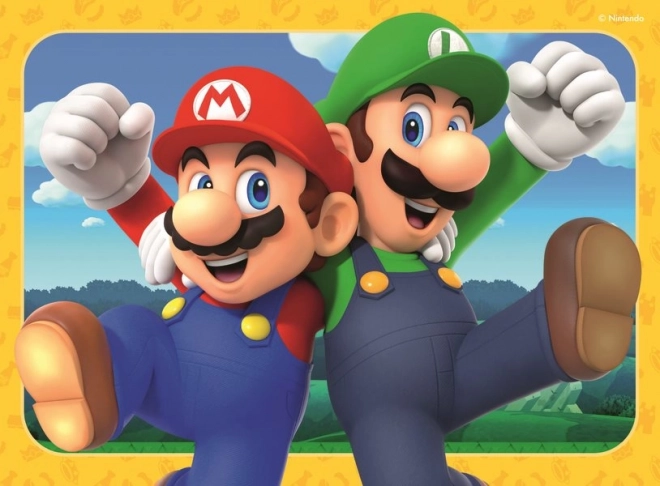 Puzzel RAVENSBURGER Super Mario Avontuur 4v1