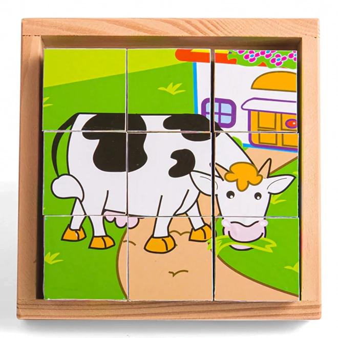 Puzzelblokken Dieren