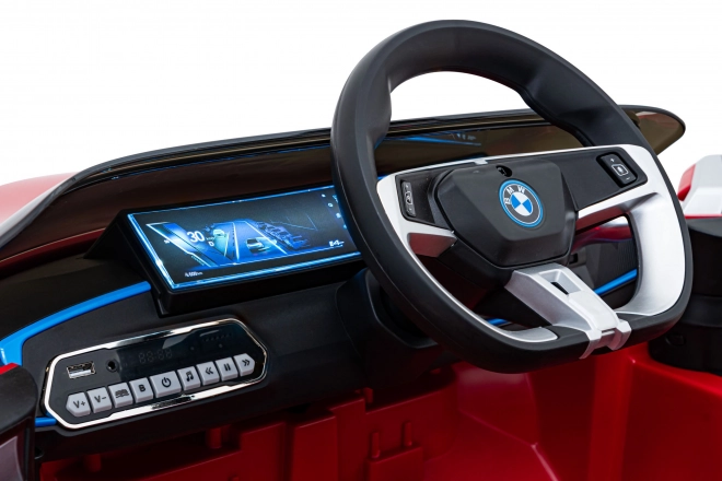 Kinderauto op batterij BMW i4 – Rood