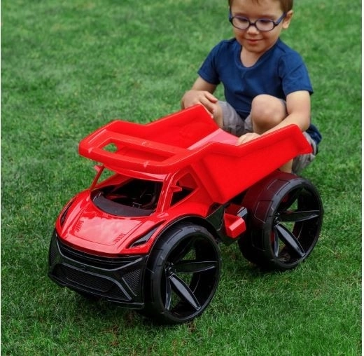 Maximus rode kiepwagen