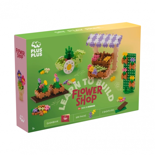 Plus-Plus leer bouwen Bloemenwinkel bouwset 600 stukjes