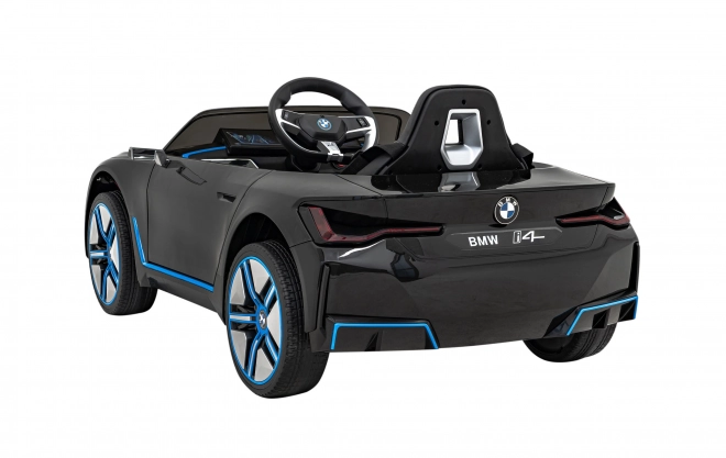 Kinderauto op batterij BMW i4 – zwart