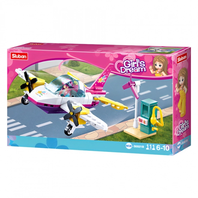 Sluban Girls Dream M38-B0921B Privé vliegtuig