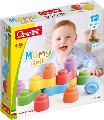 Momy Soft bouwset voor peuters 12 vormen