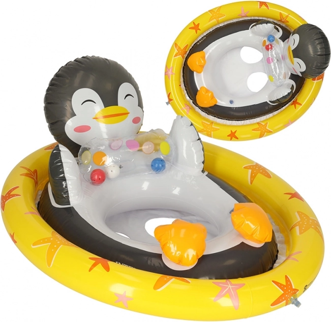 Opblaasbare zwemstoel met zitje voor kinderen INTEX – Pinguïn
