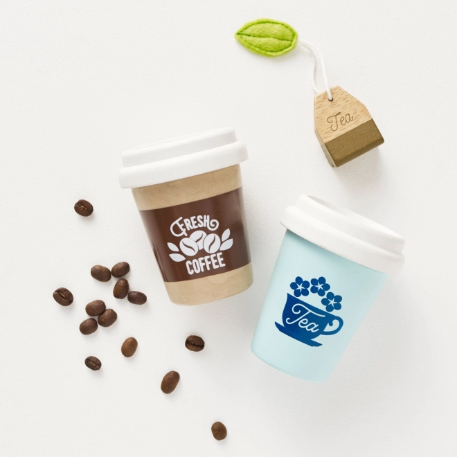Le Toy Van Koffie en Thee om mee te nemen 2 stuks
