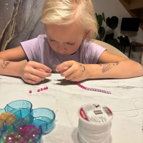 Elastiek voor het maken van armbanden - 40m Kruzzel 24753