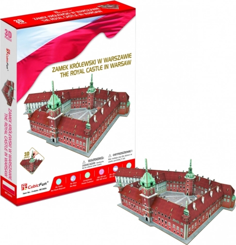 3D-puzzel koninklijk kasteel in Polen 105 stukjes
