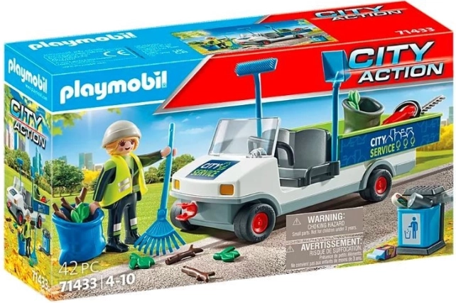 City Action Stadsreiniging met Elektrische Wagen
