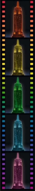 RAVENSBURGER Lichtgevend 3D-puzzel Nachteditie Empire State Building 216 stukjes