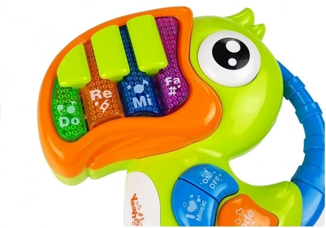 Kinderpiano Papegaai groen