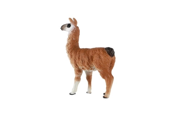 Lama alpaka gemaakt van plastic 12cm in zakje