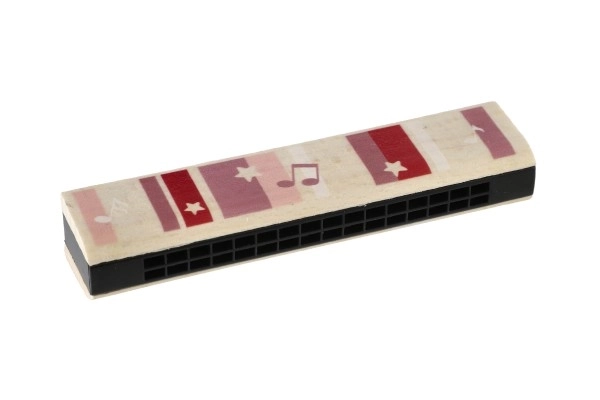 Houten blaasmondharmonica voor kinderen