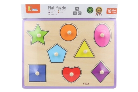 Viga Houten Puzzels Vormen met Kegels