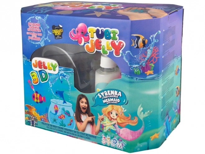 Leuke set Tubi Jelly met groot aquarium Zeemeermin