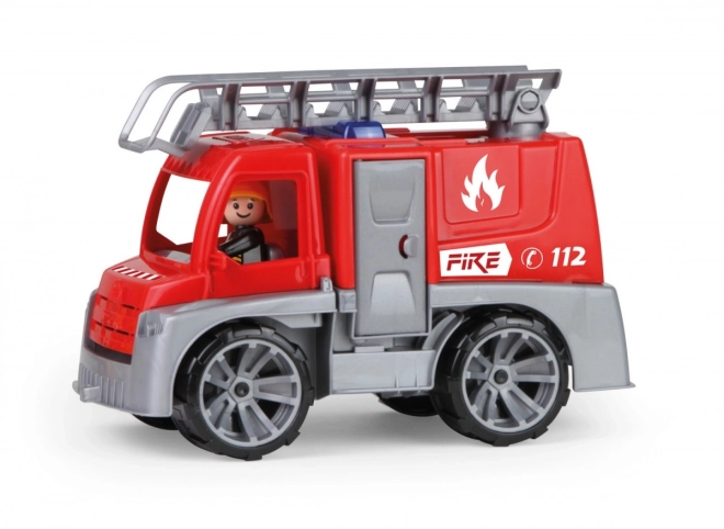 Auto Truxx brandweer plastic 29cm met figuur in doos 39x22x16cm 24m+