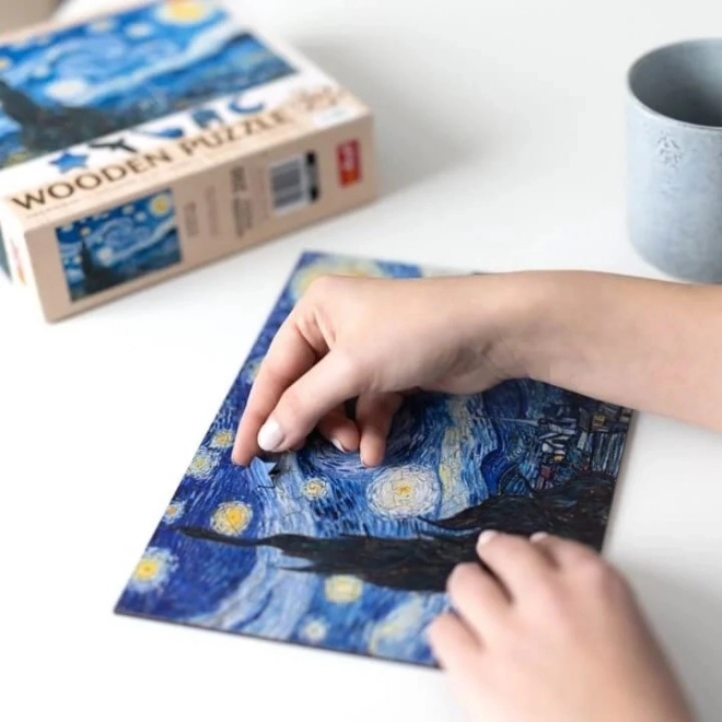 Houten puzzel Vincent van Gogh - Sterrennacht 200 stukjes