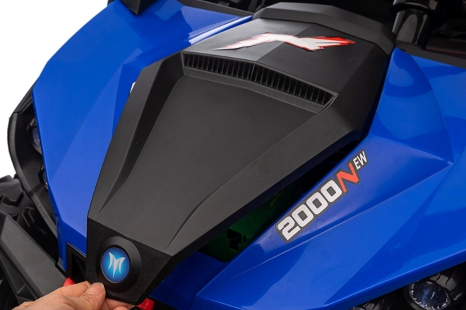 Elektrische kinderbuggy UTV-MX blauw