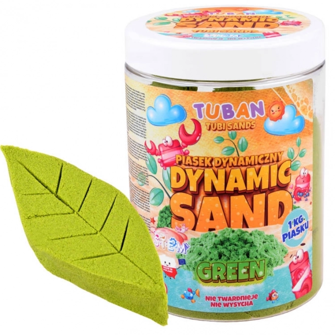 Tuban kinetisch zand 1kg groen
