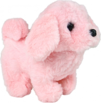 Interactieve lopende hond roze – blaft en kwispelt