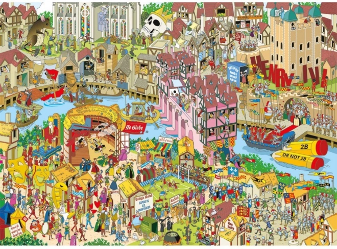Gibsons Jokesaws Puzzel: Shakespeare Shuffle 1000 stukjes
