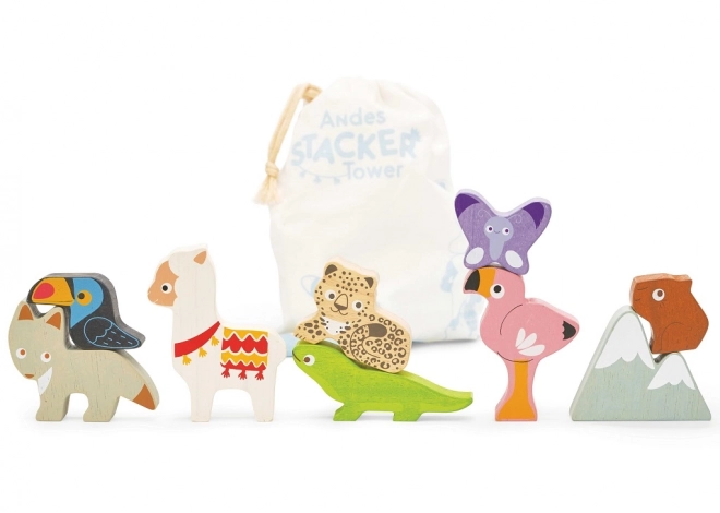 Balancerende Toren La Toy Van Petilou - dierentuindieren