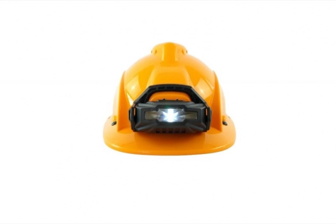 Werkhelm met zaklamp