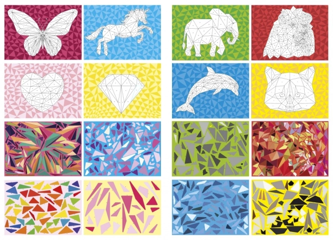Stickerpuzzel volgens nummers A4