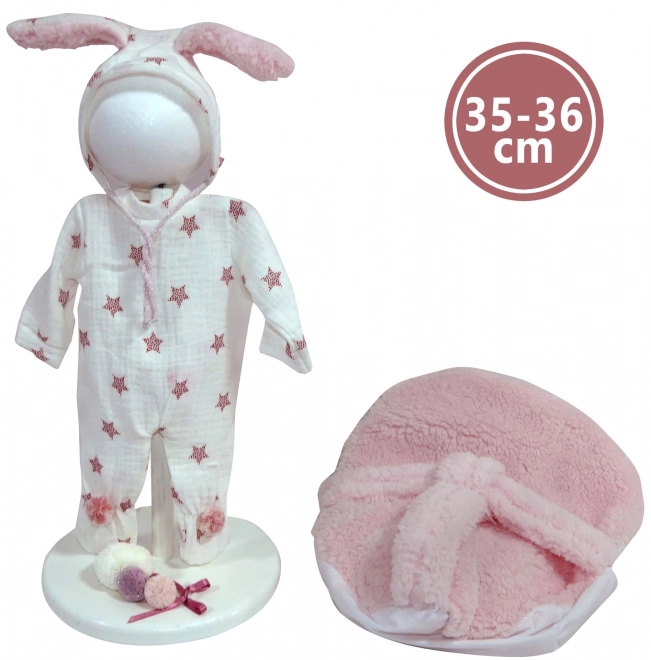 Llorens M635-86 kleding voor pasgeboren pop NEW BORN maat 35-36 cm