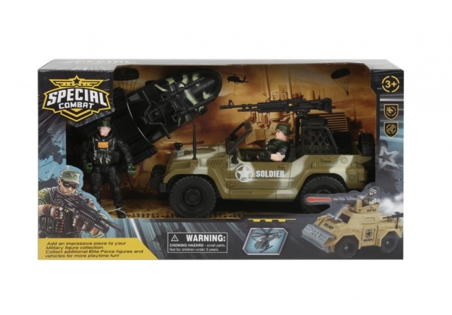 Militaire set met poppetjes